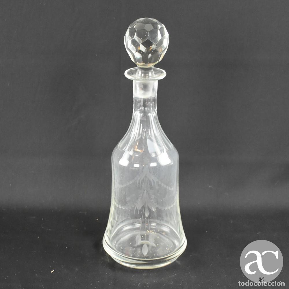 Vintage: Garrafa com rolha em cristal com grinaldas - Foto 4