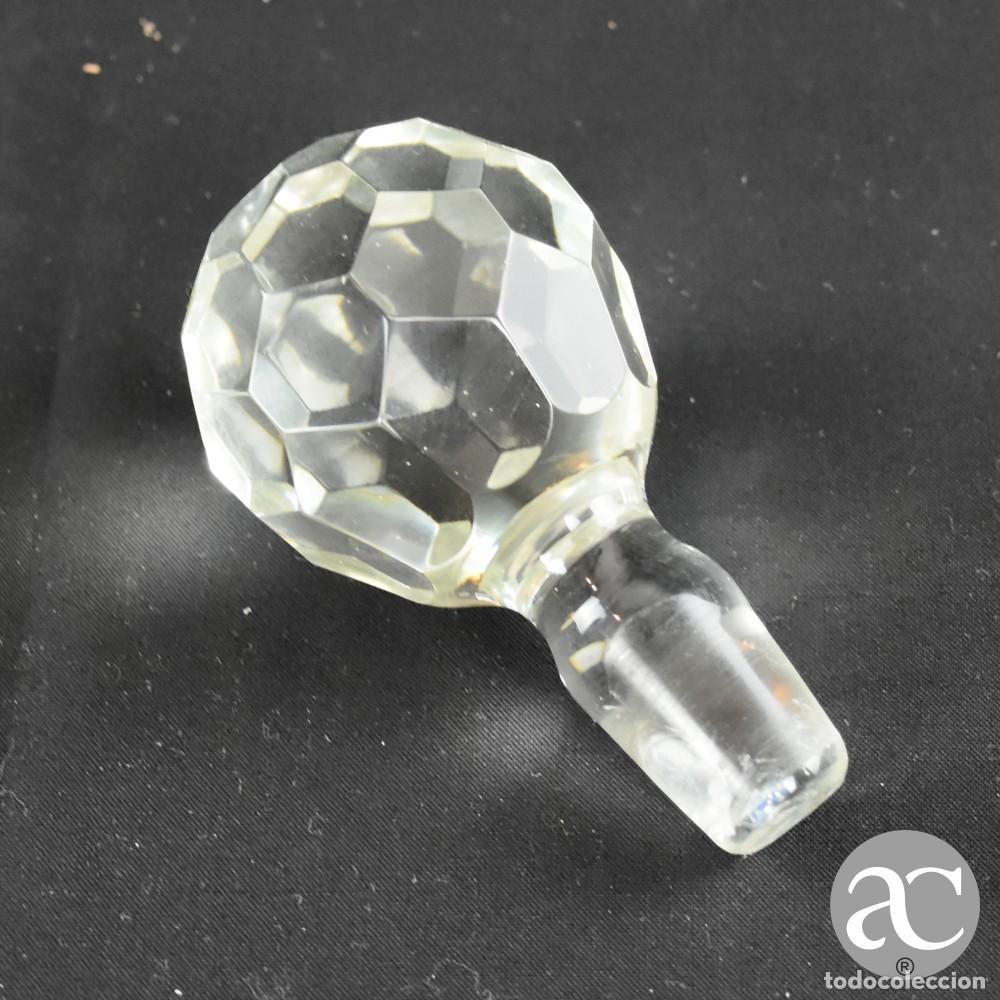 Vintage: Garrafa com rolha em cristal com grinaldas - Foto 5