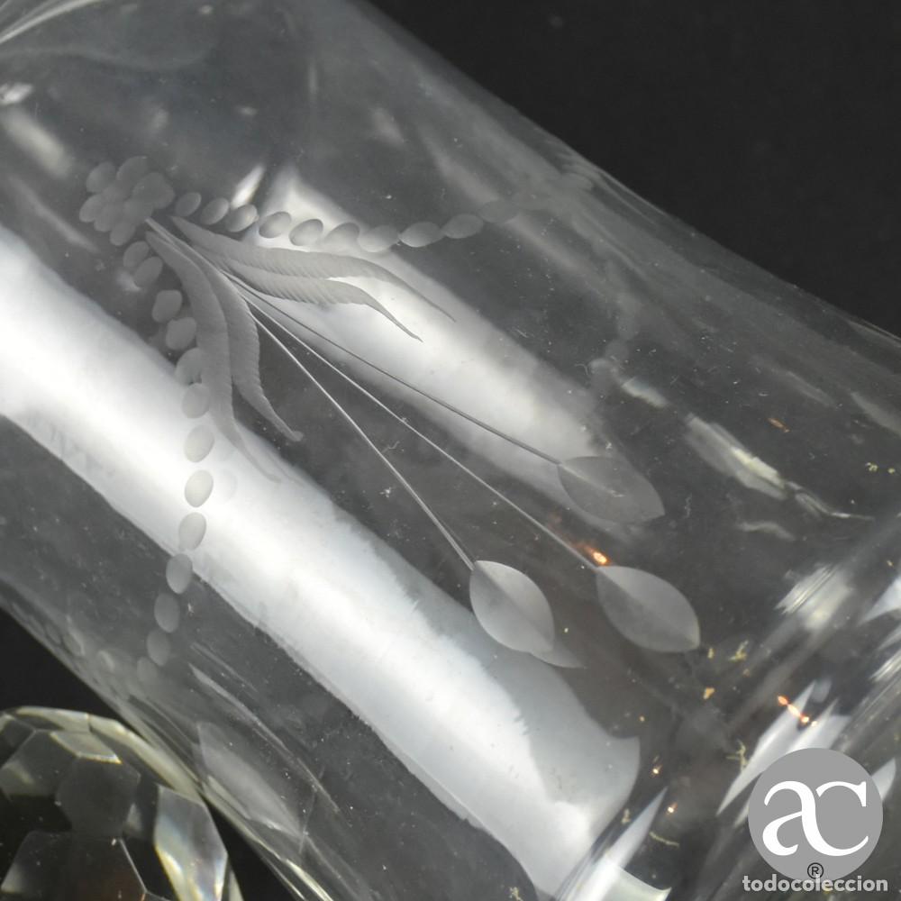 Vintage: Garrafa com rolha em cristal com grinaldas - Foto 8