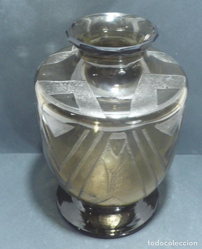 Vintage: BONITO JARRON DE CRISTAL - Foto 2