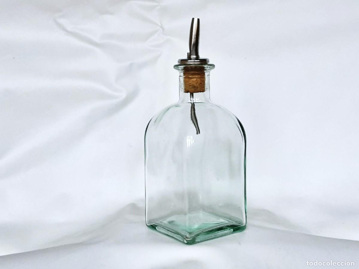 Vintage: ACEITERA O VINAGRERA DE CRISTAL - Foto 4