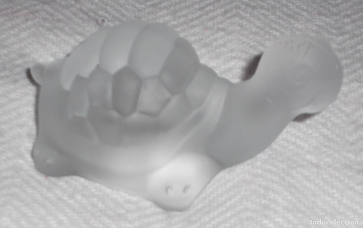 Vintage: tortuga de cristal biselado 8 cm de larga - Foto 1