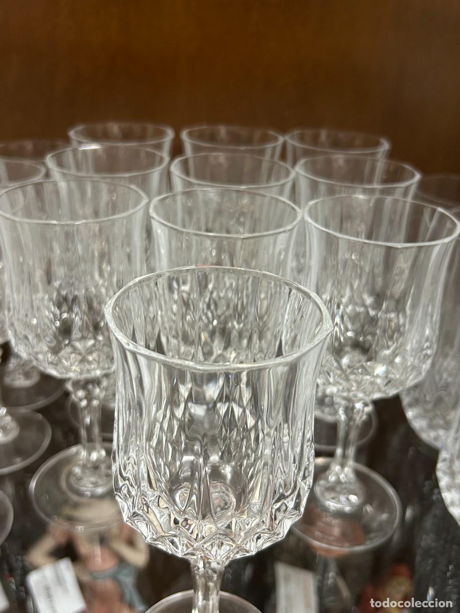 Vintage: Copas de cristal tallado - Foto 2