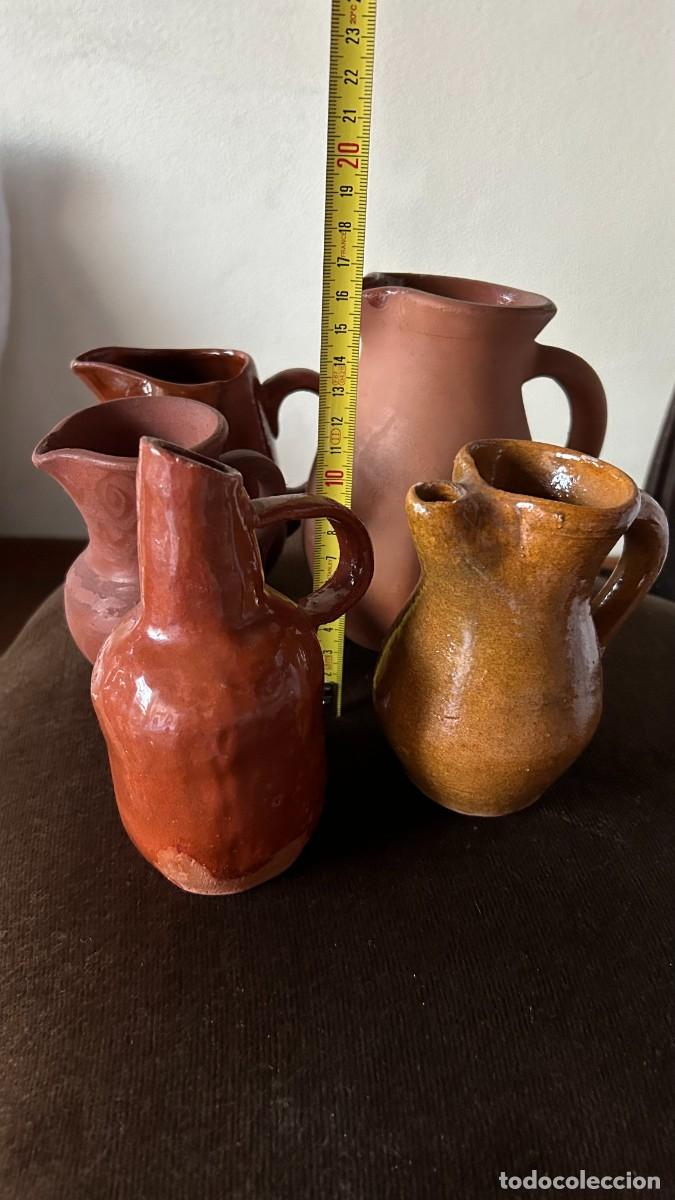 Vintage: Cinco jarras de barro - Foto 22