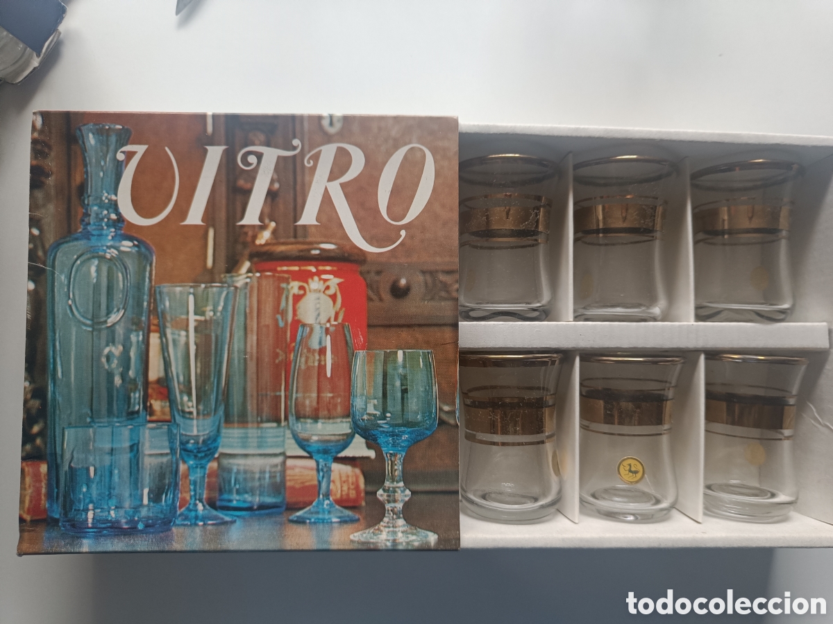 Vintage: Vasos de chupito Vitro - Foto 1