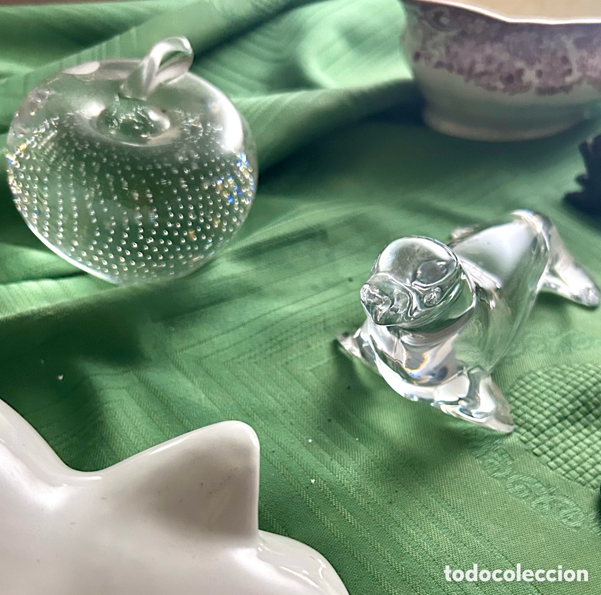 Vintage: Foca Cristal de Bohemia. - Foto 1