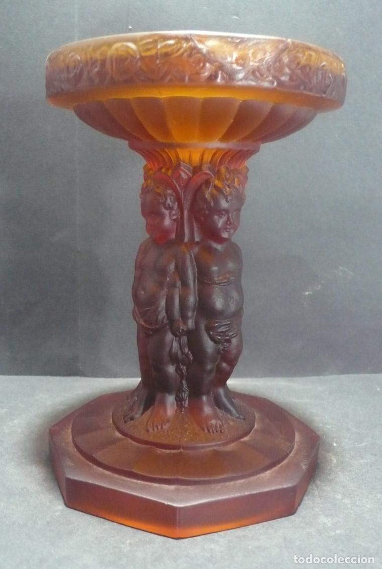 Vintage: PEQUE&Ntilde;O PIE DE VIDRIO - Foto 2