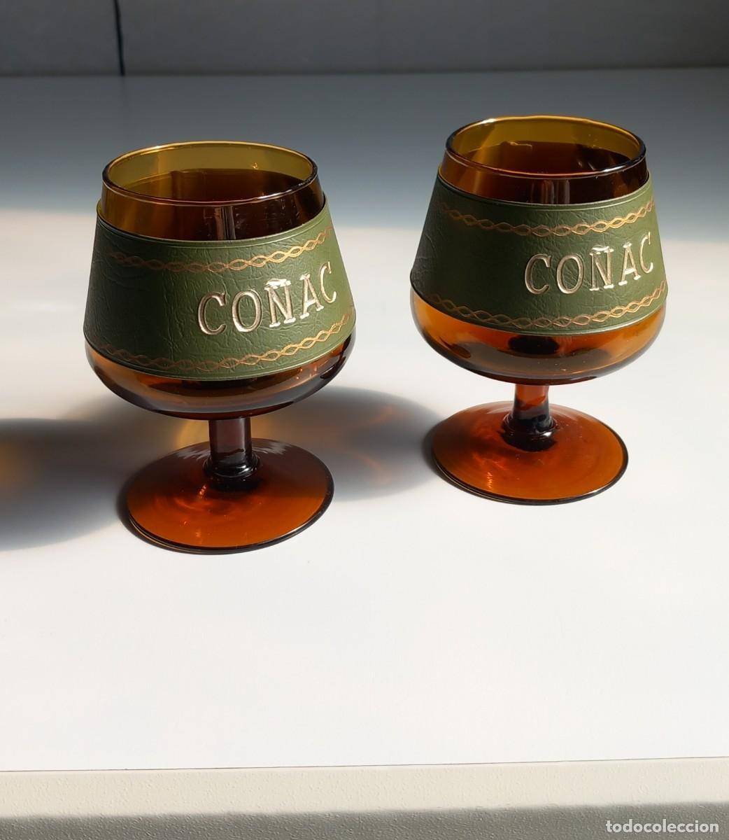 Vintage: UN PAR DE COPAS DE CO&Ntilde;AC - Foto 1