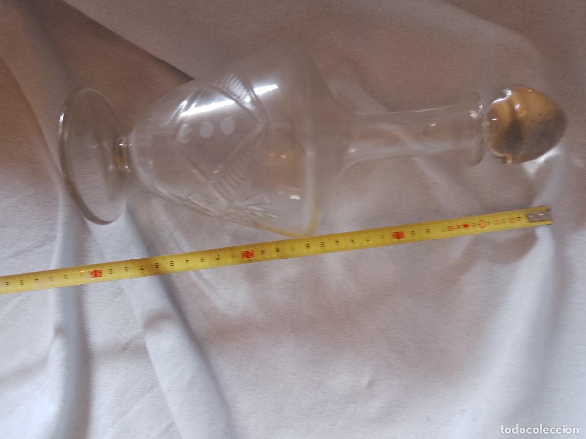 Vintage: LICORERA DE CRISTAL CON RELIEVES - Foto 4