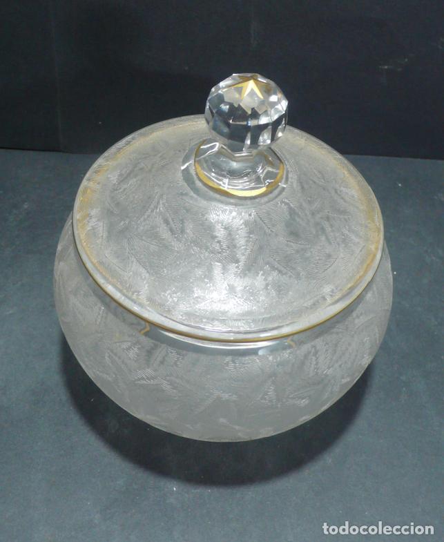 Vintage: BOMBONERA DE CRISTAL - Foto 2