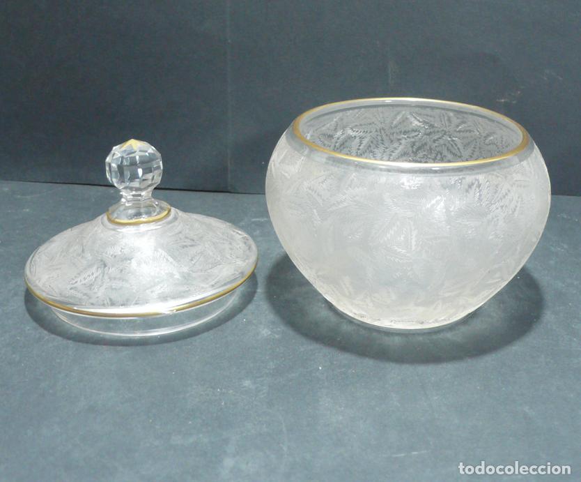 Vintage: BOMBONERA DE CRISTAL - Foto 3
