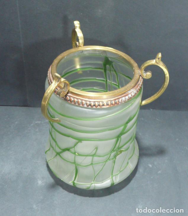 Vintage: JARRON EN CRISTAL DECORADO - Foto 2