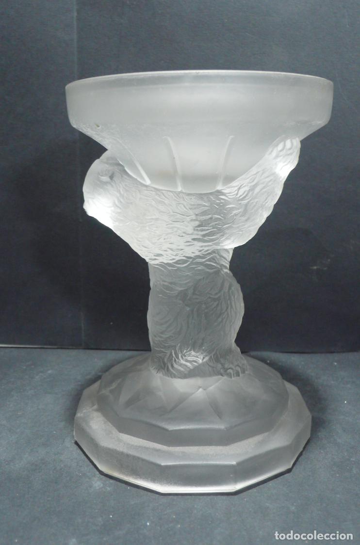 Vintage: CENTRO DE CRISTAL MATE - Foto 3