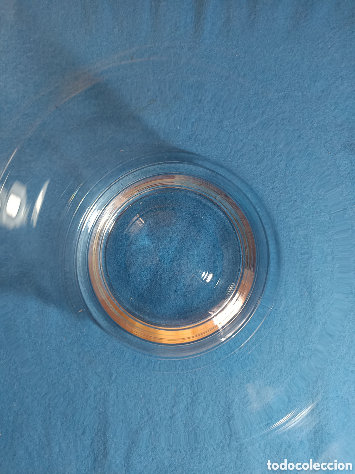Vintage: Vaso florero de cristal de gran dimensi&oacute;n. - Foto 4