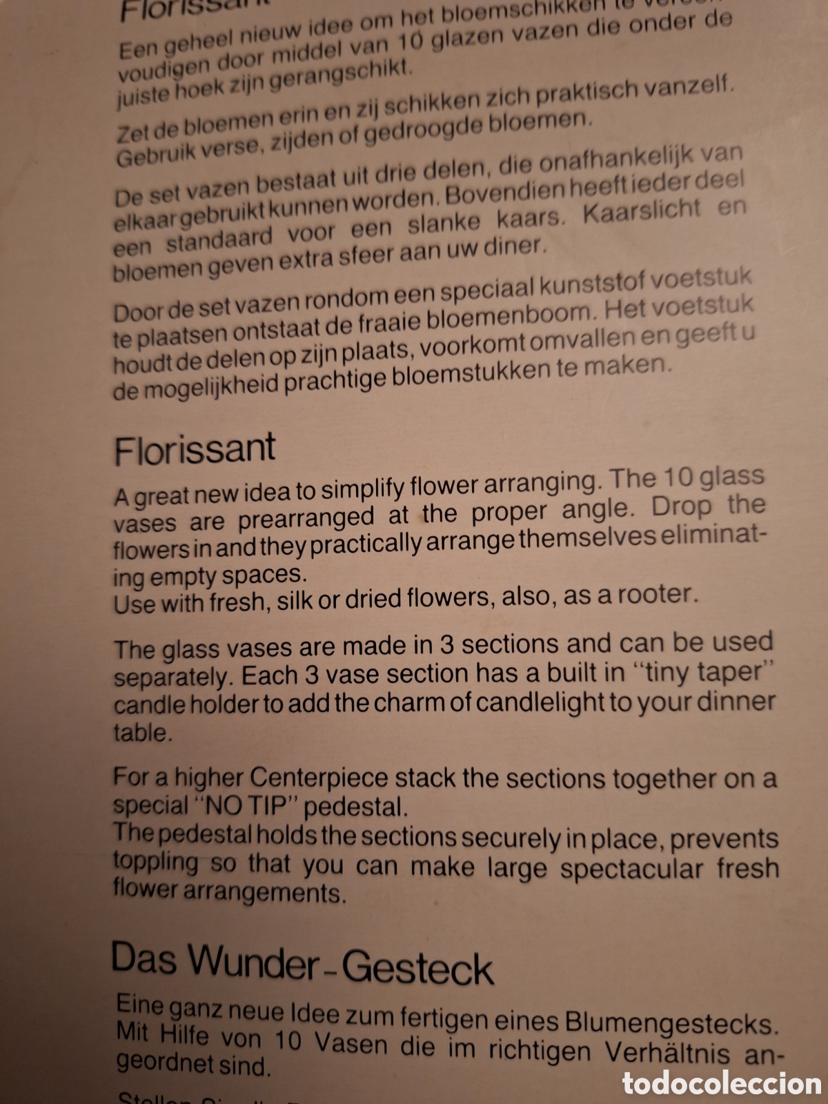 Vintage: Floreros de cristal combinables - Foto 5