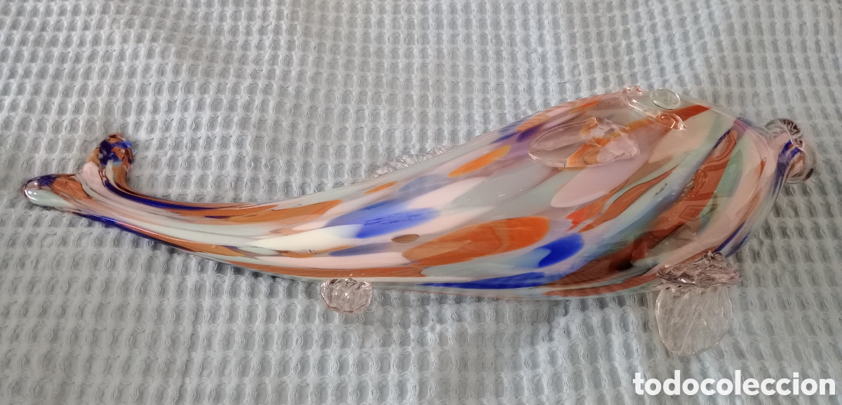 Vintage: Pez de cristal de Murano - Foto 5