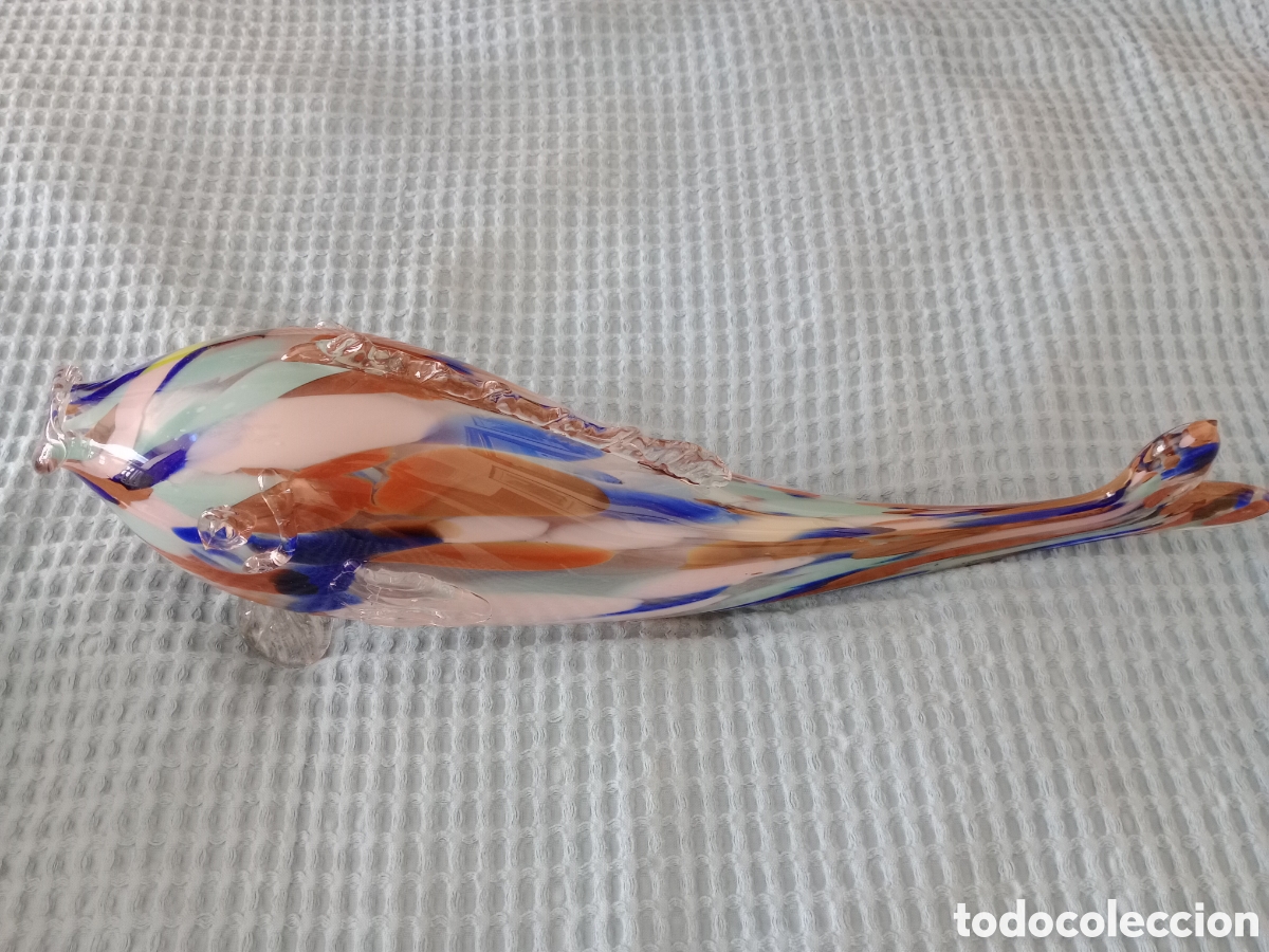 Vintage: Pez de cristal de Murano - Foto 2