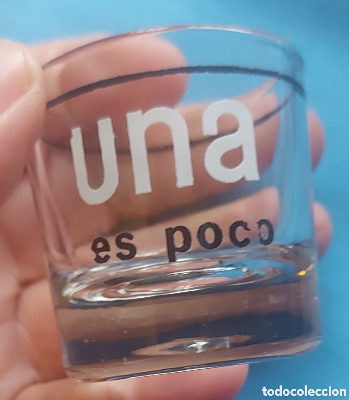 Vintage: Vaso chupito, UNA es poco - Foto 1