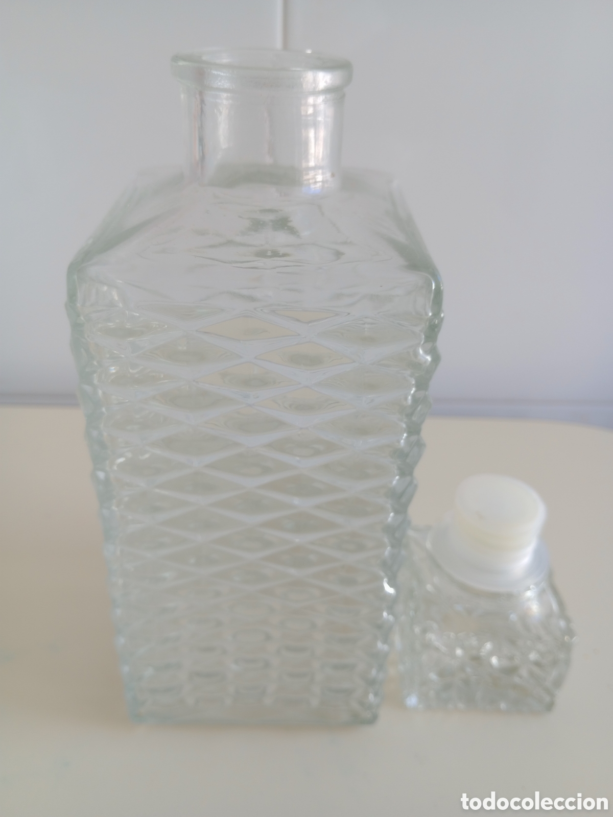 Vintage: Botella licorera de cristal - Foto 3