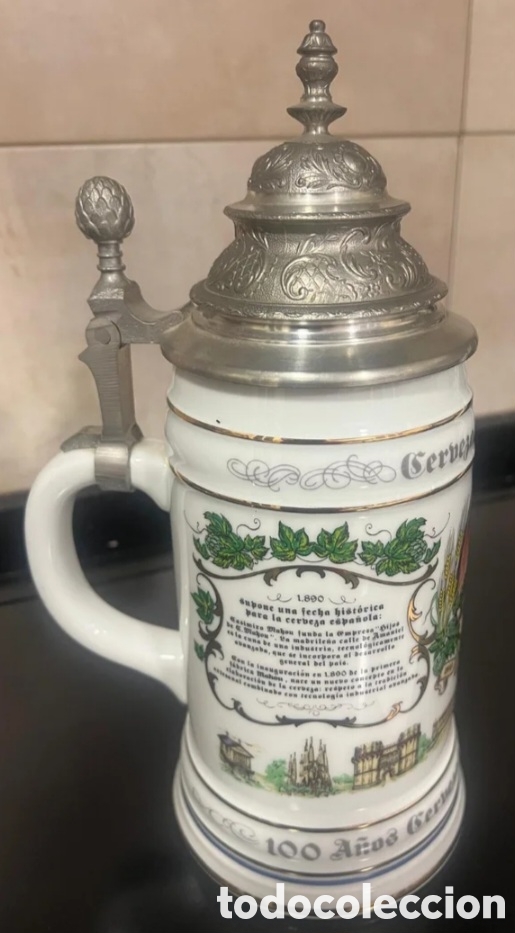 Vintage: Jarra centenario mahou - Foto 4