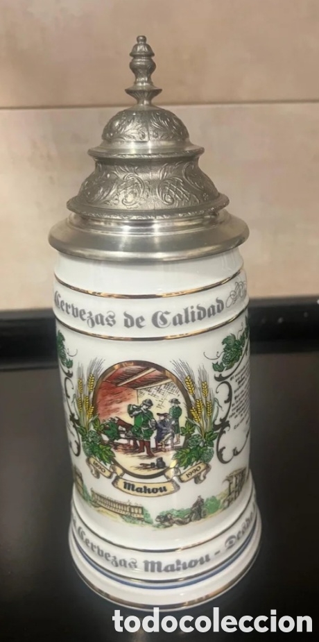 Vintage: Jarra centenario mahou - Foto 1