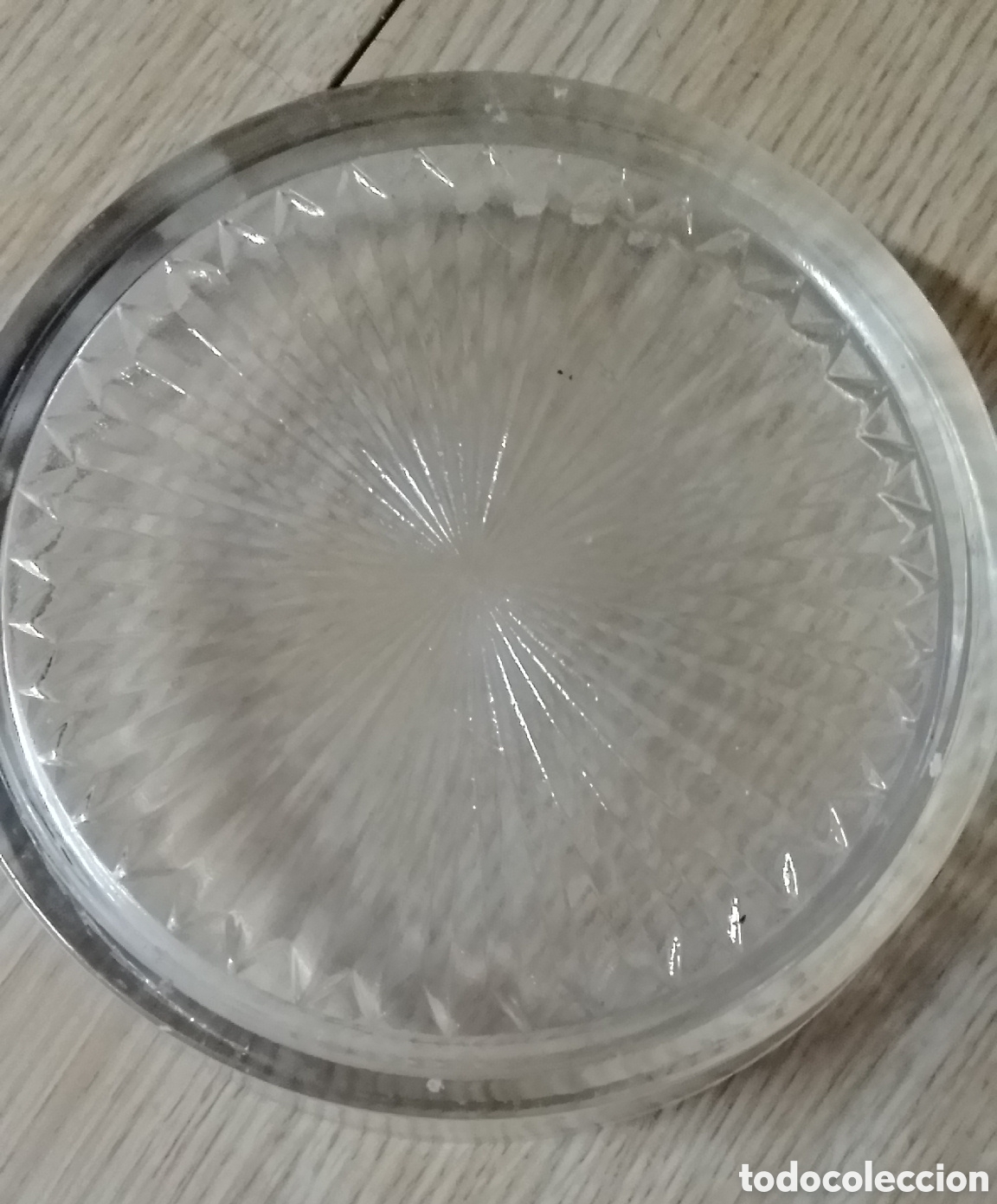 Vintage: cuenco de cristal transparenta - Foto 4