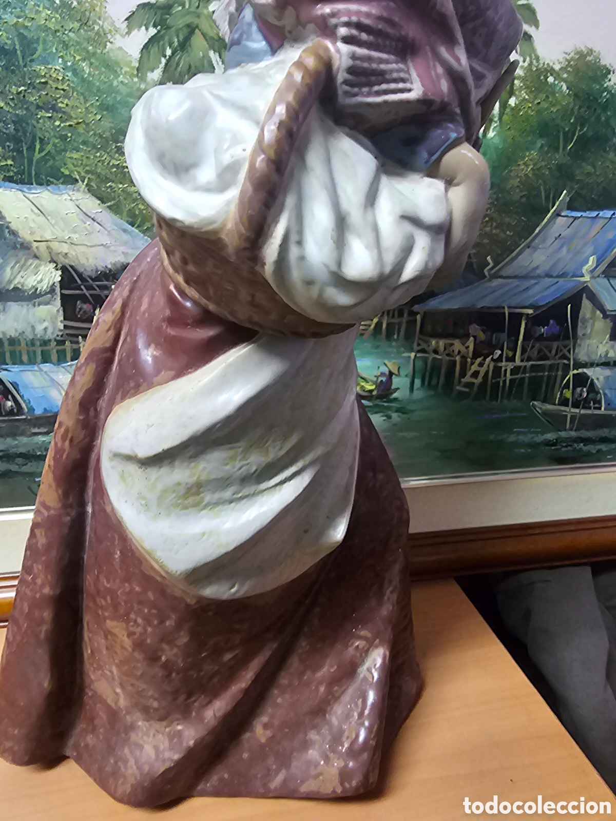 Vintage: Figura de mujer de lladro - Foto 5