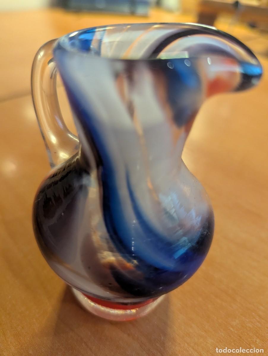 Vintage: Jarritas de vidrio multicolor estilo Murano - Foto 2