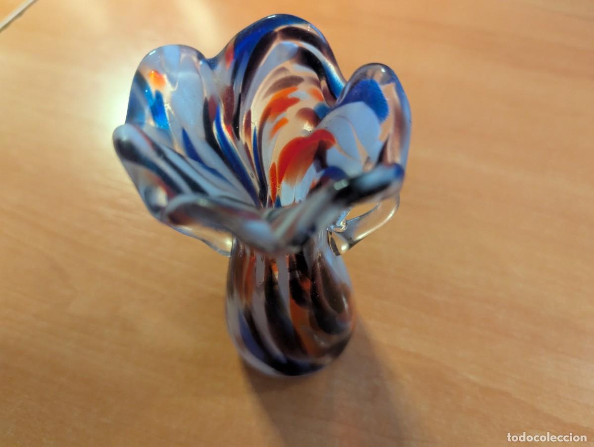 Vintage: Jarritas de vidrio multicolor estilo Murano - Foto 3