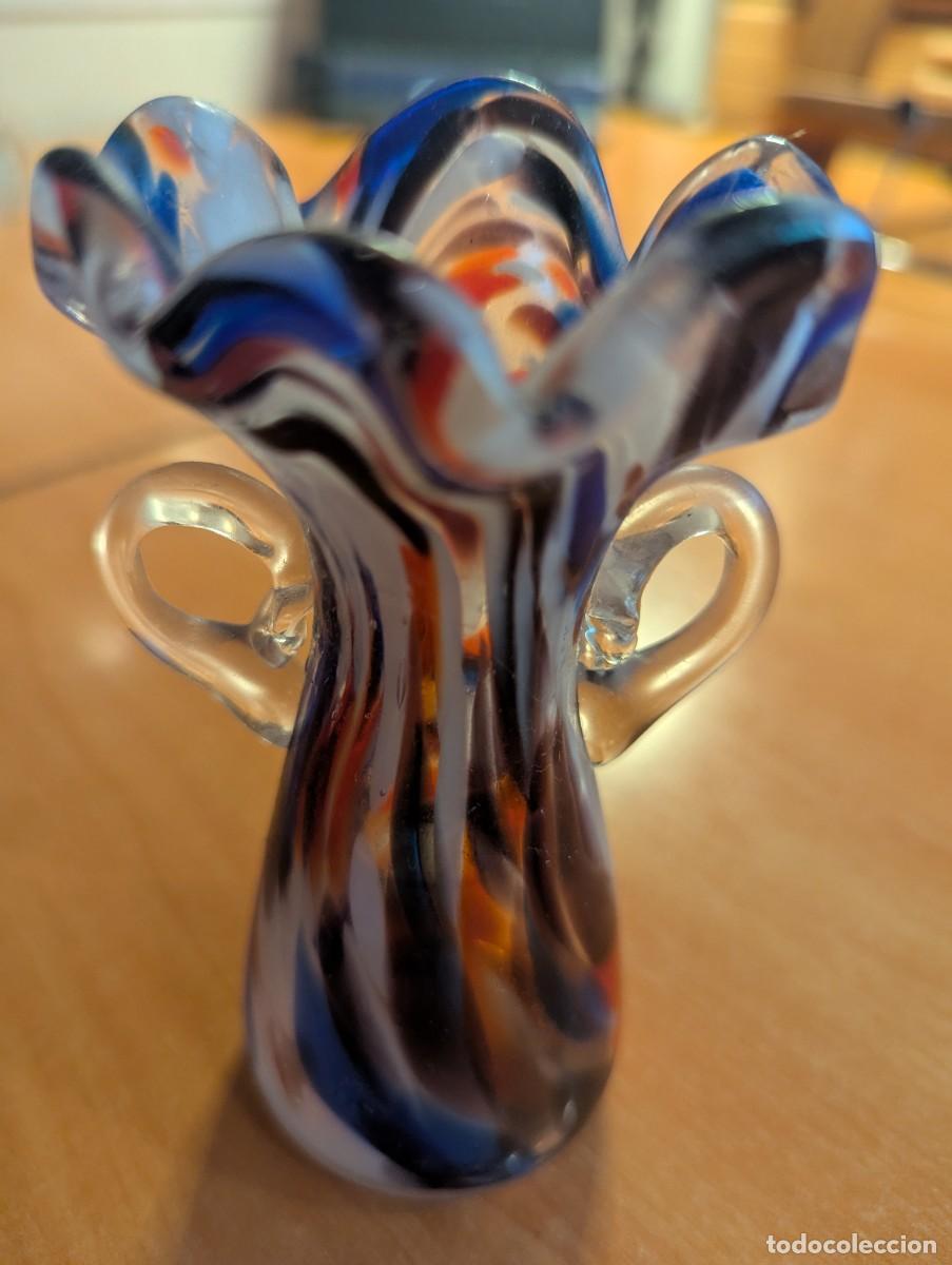 Vintage: Jarritas de vidrio multicolor estilo Murano - Foto 4