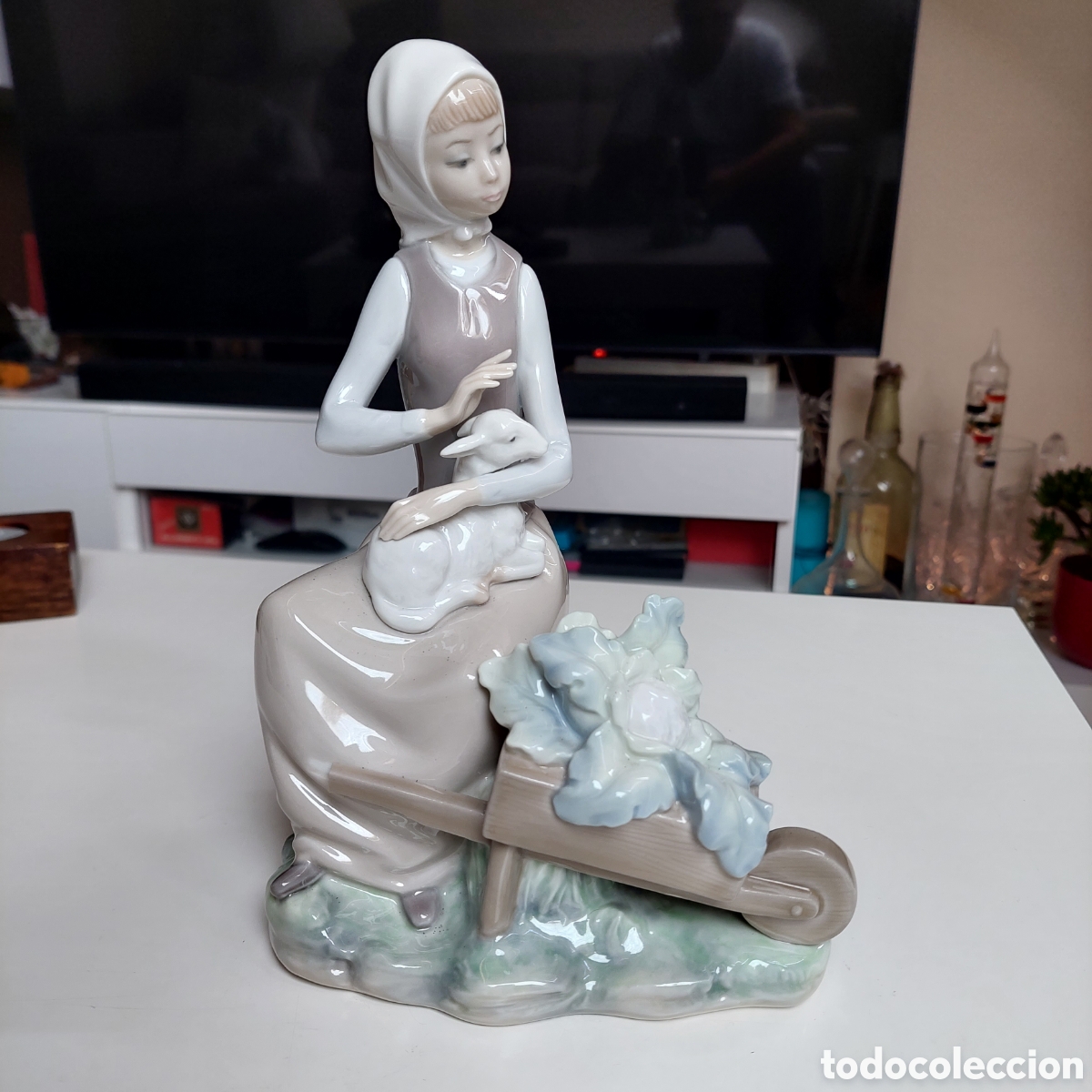Vintage: Figura lladro la pastora. - Foto 2