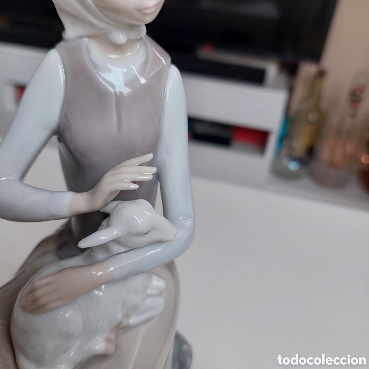 Vintage: Figura lladro la pastora. - Foto 3