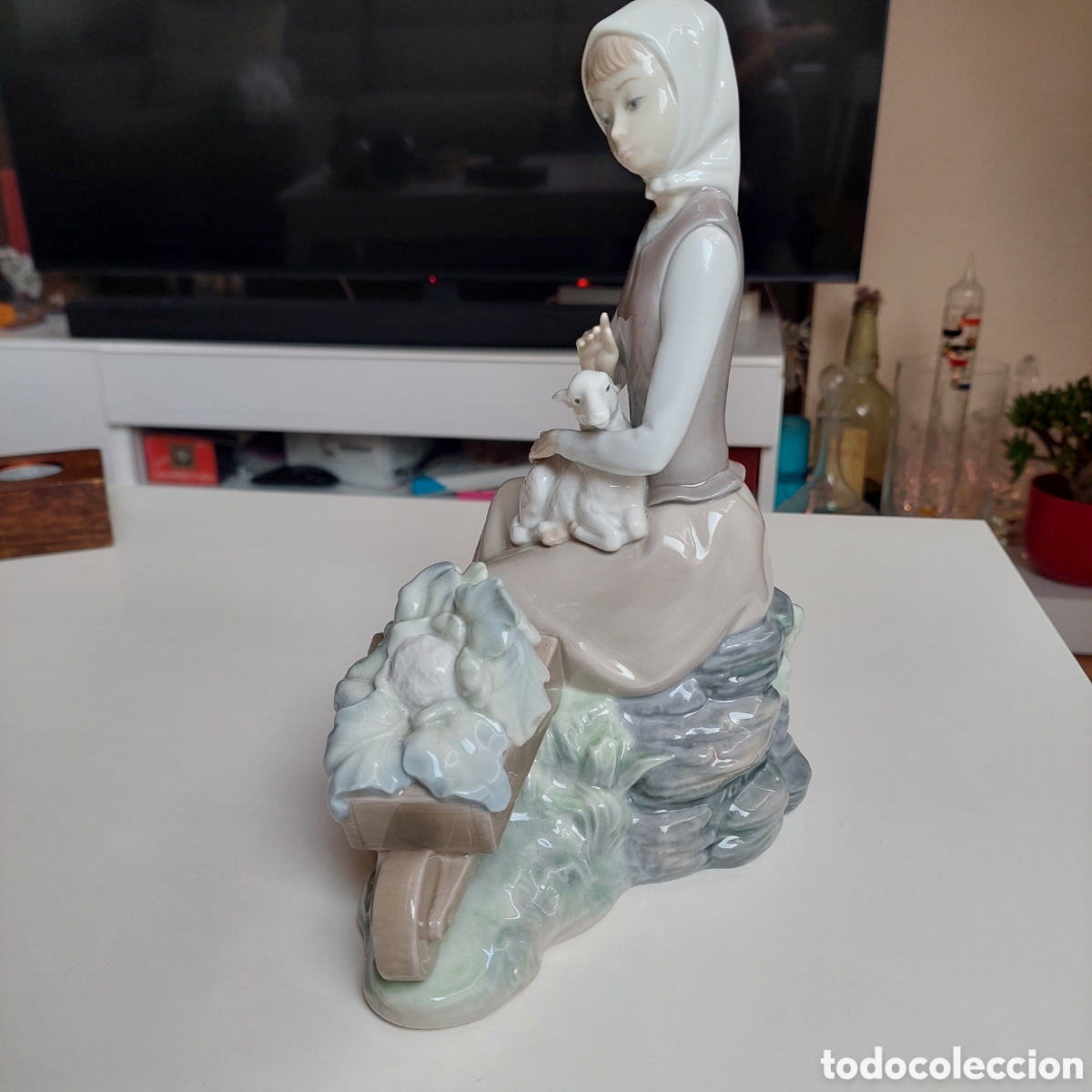 Vintage: Figura lladro la pastora. - Foto 10