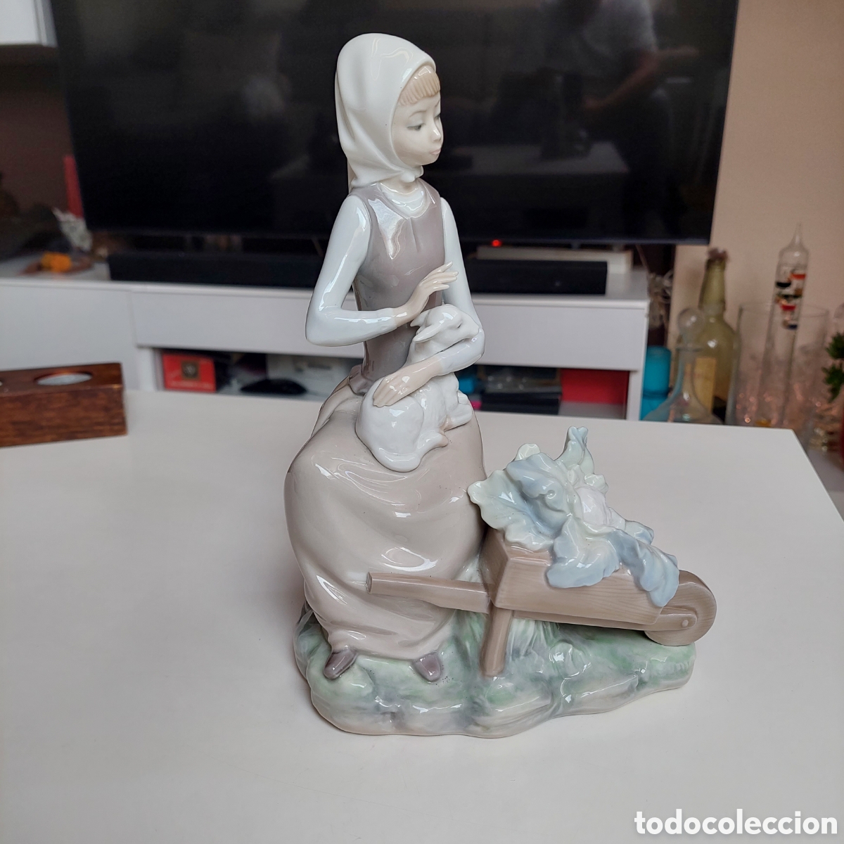 Vintage: Figura lladro la pastora. - Foto 12