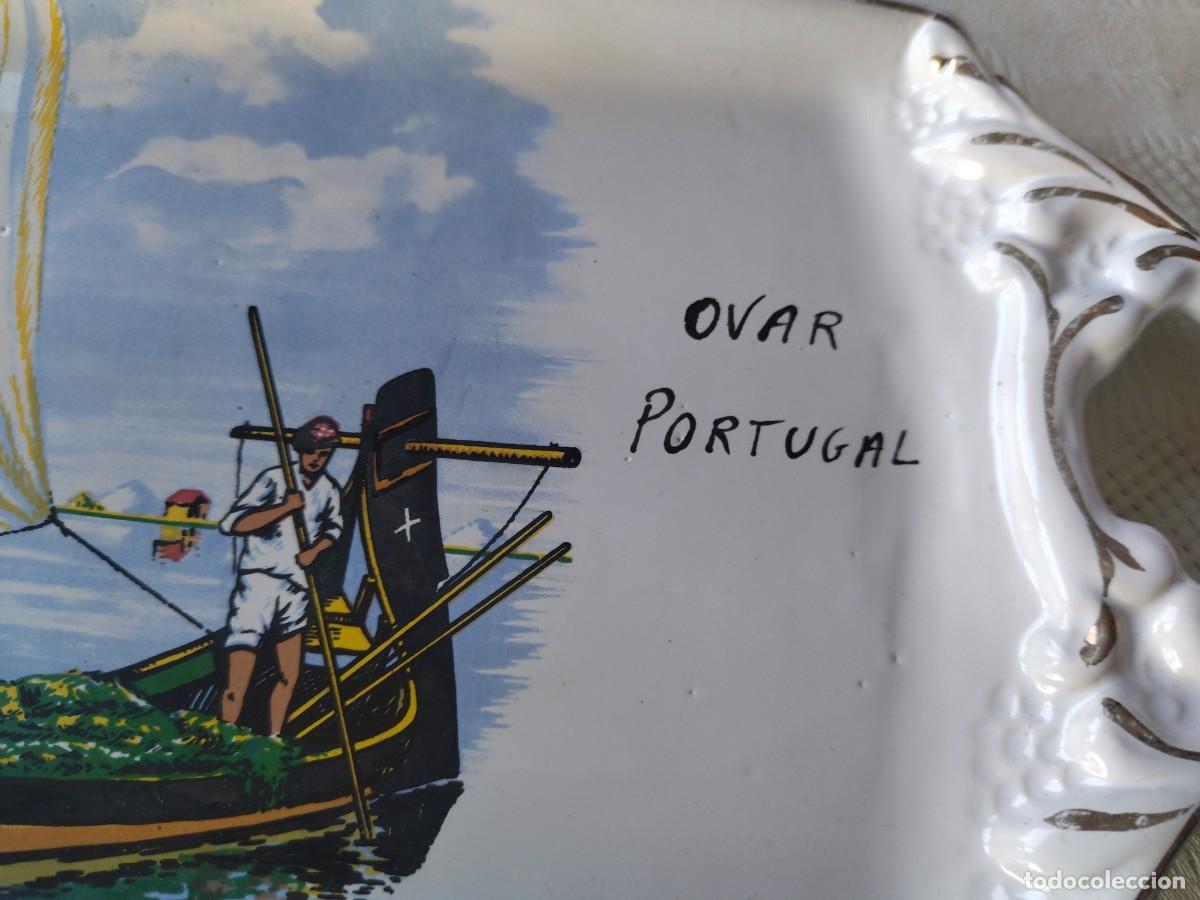 Vintage: Bandeja de cer&aacute;mica , rectangular, Ovar Portugal. - Foto 5