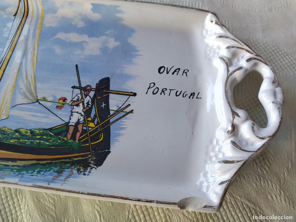 Vintage: Bandeja de cer&aacute;mica , rectangular, Ovar Portugal. - Foto 6