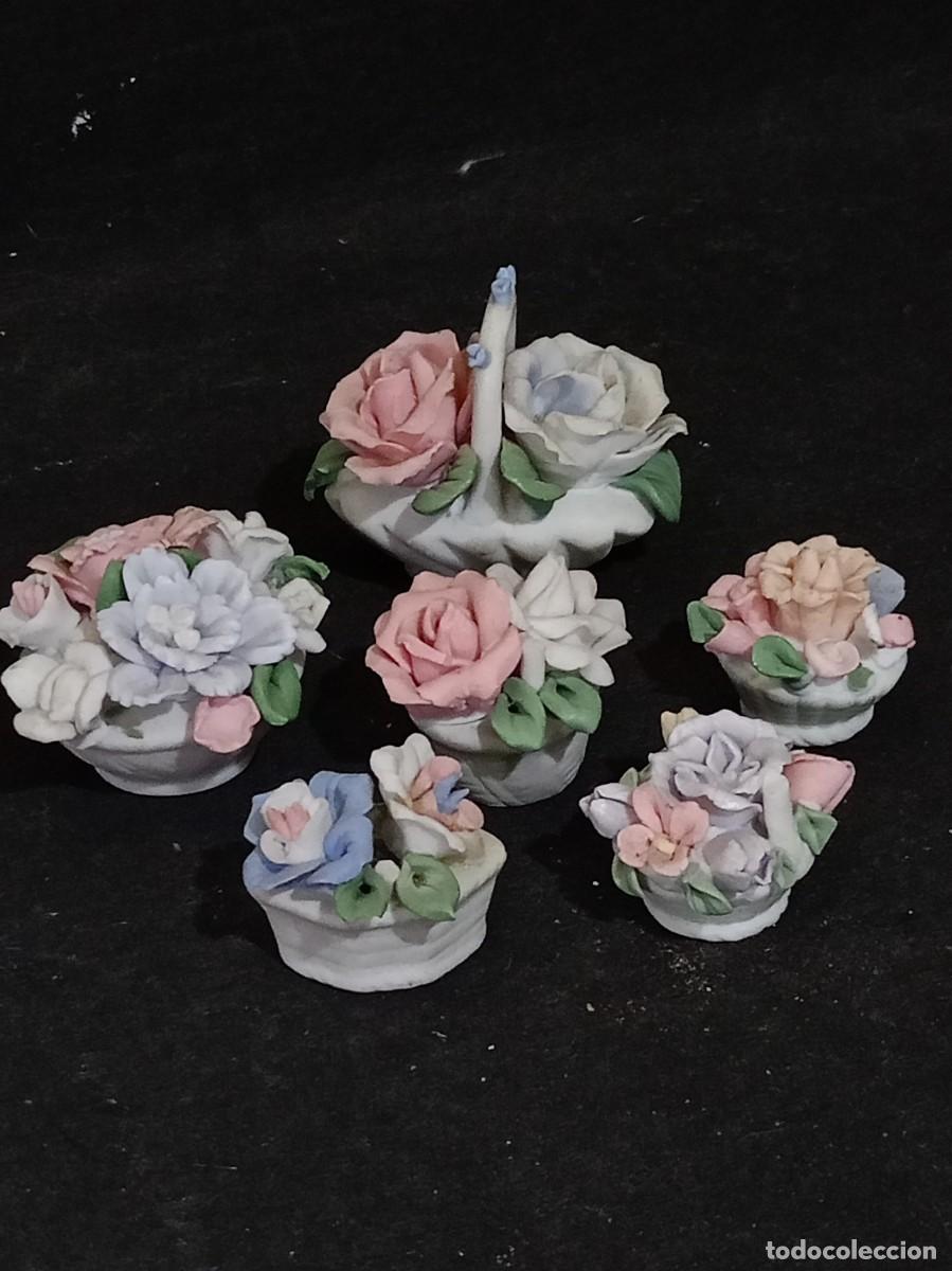 Vintage: ramitos de flores porcelana