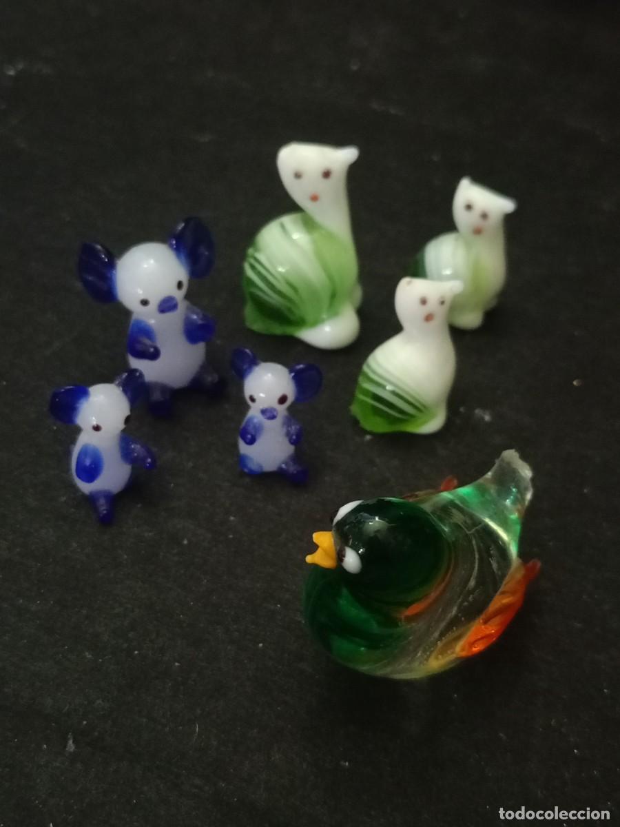 Vintage: figuritas de cristal.
