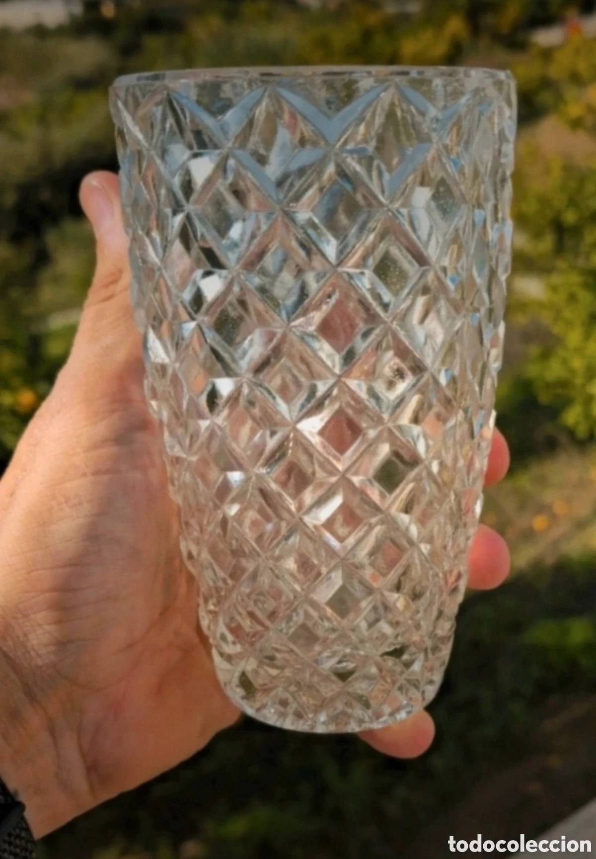Vintage: Jarron florero cristal - Foto 2
