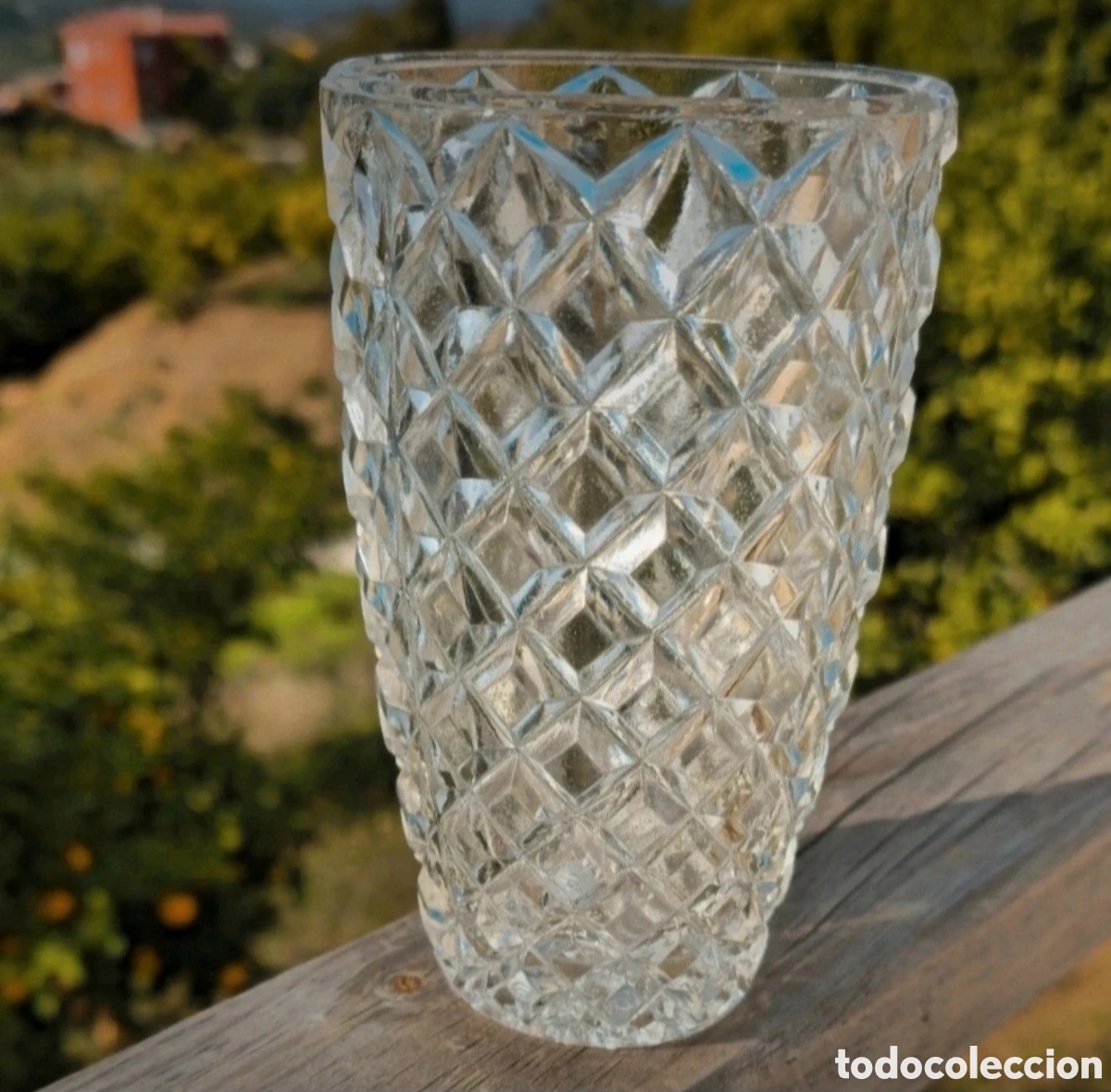 Vintage: Jarron florero cristal - Foto 3