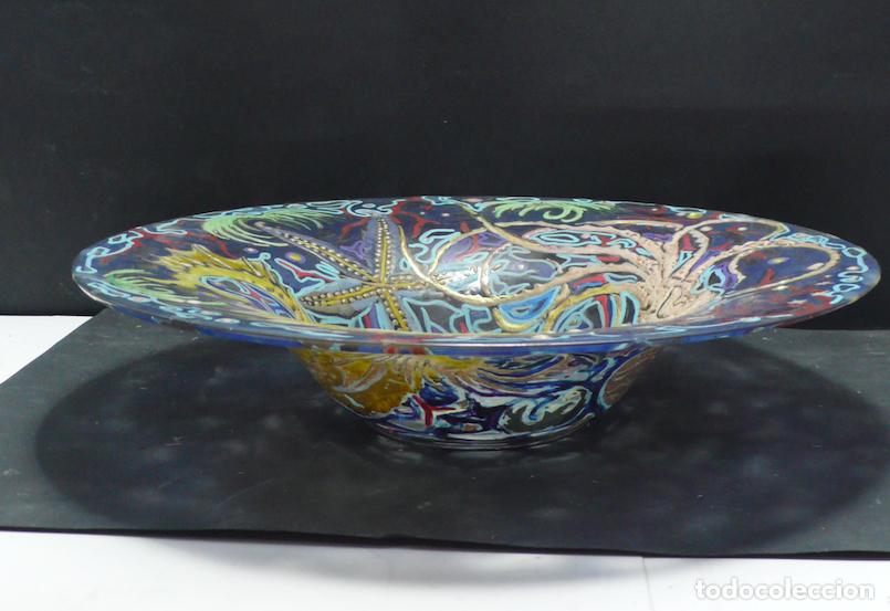 Vintage: PLATO DE CRISTAL DECORADO - Foto 3