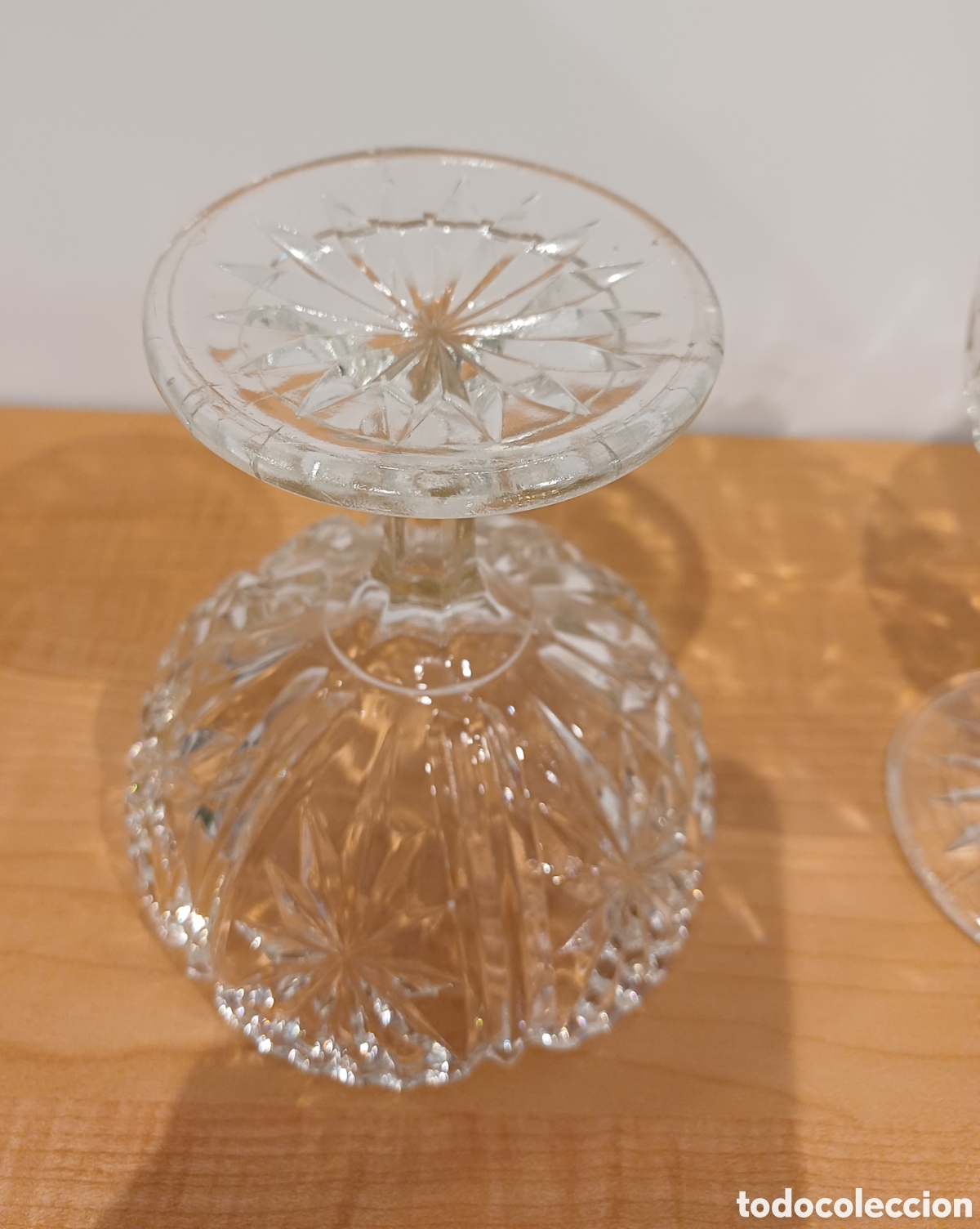 Vintage: Copas de cristal tallado - Foto 5