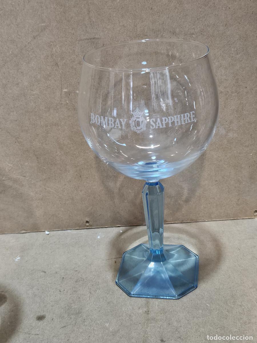Vintage: copa grande de cristaol azul - Foto 1