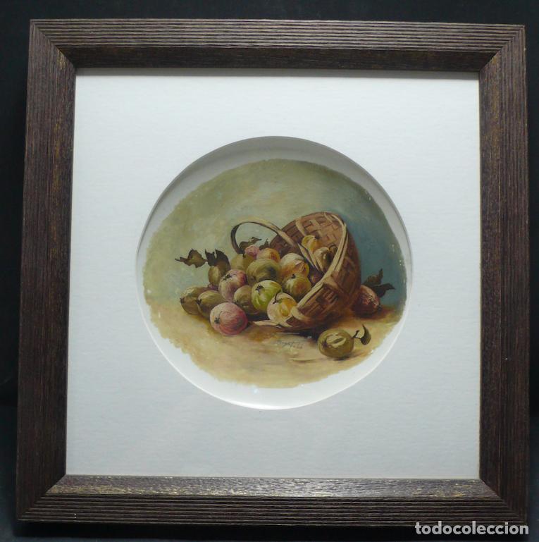Vintage: BODEGON PLATO PINTADO - Foto 1