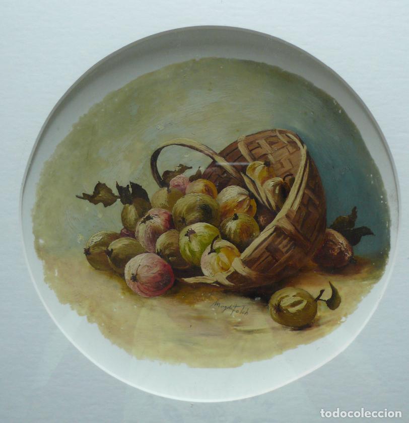 Vintage: BODEGON PLATO PINTADO - Foto 2