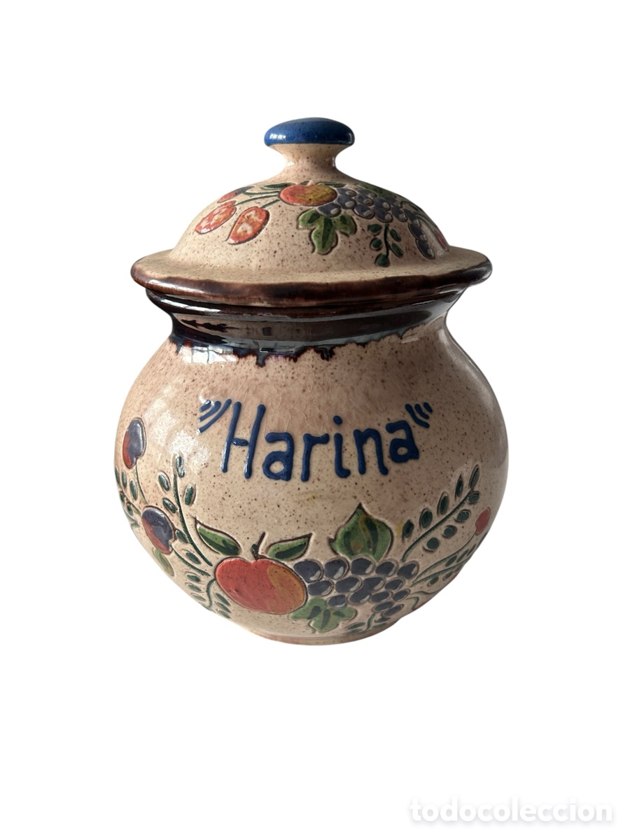 Vintage: Tarro bote para harina - Foto 1