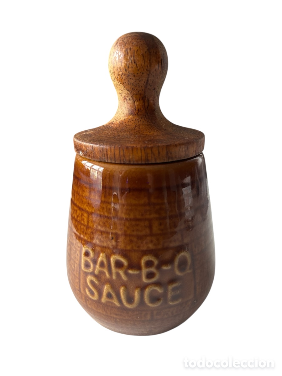Vintage: Tarro para salsa barbacoa - Foto 1