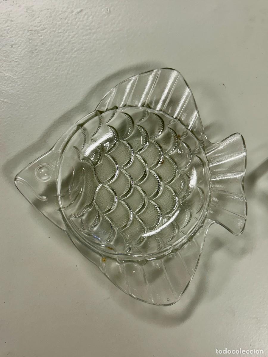 Vintage: Platito de cristal Pez - Foto 1