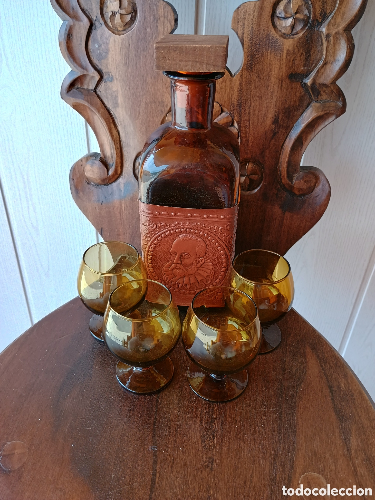 Vintage: Botella y copas vintage - Foto 1