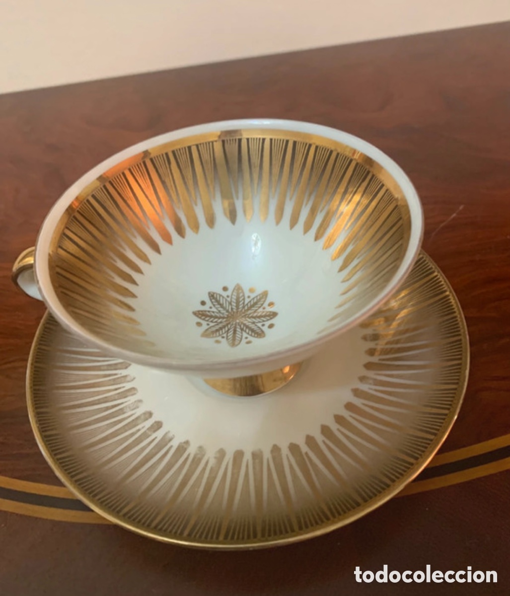 Vintage: Taza de porcelana alemana